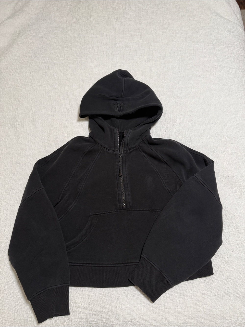 lululemon scuba Black Half-Zip Sweatshirt
